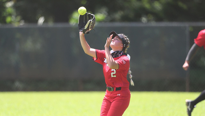 U H Hilo softball player