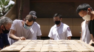People with P P E donation