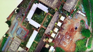 aerial shot of buildings