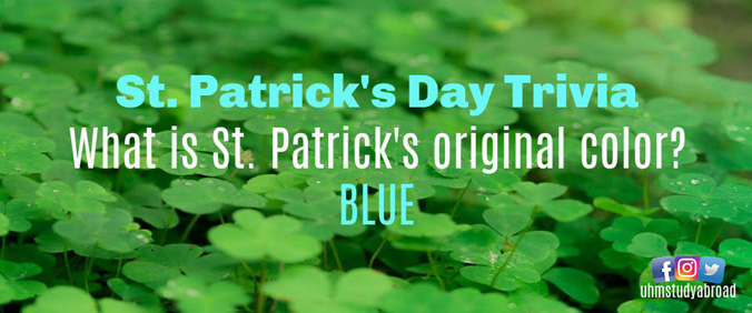 St. Patrick's day trivia