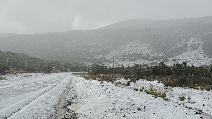 Snow on the road