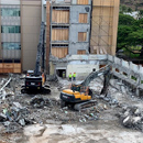 Crews finish razing Snyder Hall, campus improvement plans advance