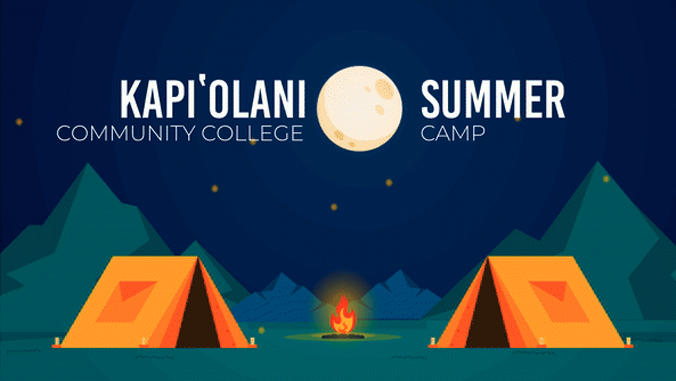 Kapiolani C C summer camp graphic