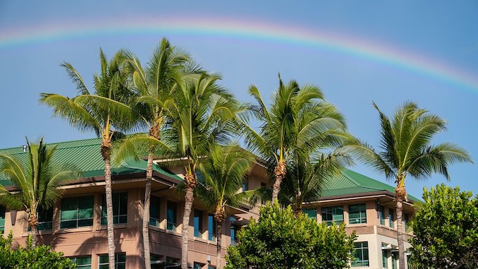 Jabsam Exterior with Rainbow