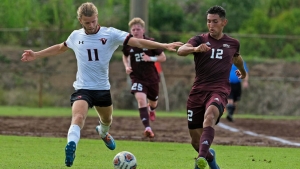 U H Hilo soccer player