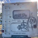 Vandalism strikes med school’s mobile health van again