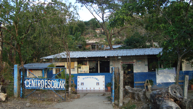 building in trees