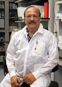 vivek nerurkar in his lab