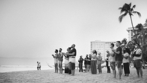 People on the beach