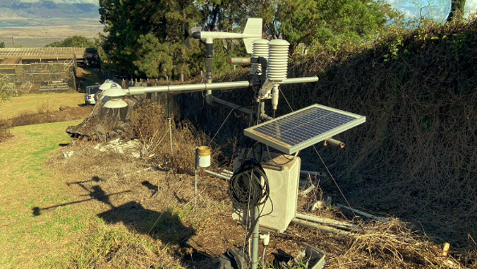 weather station on mountain