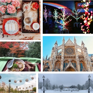 Collage of international photos