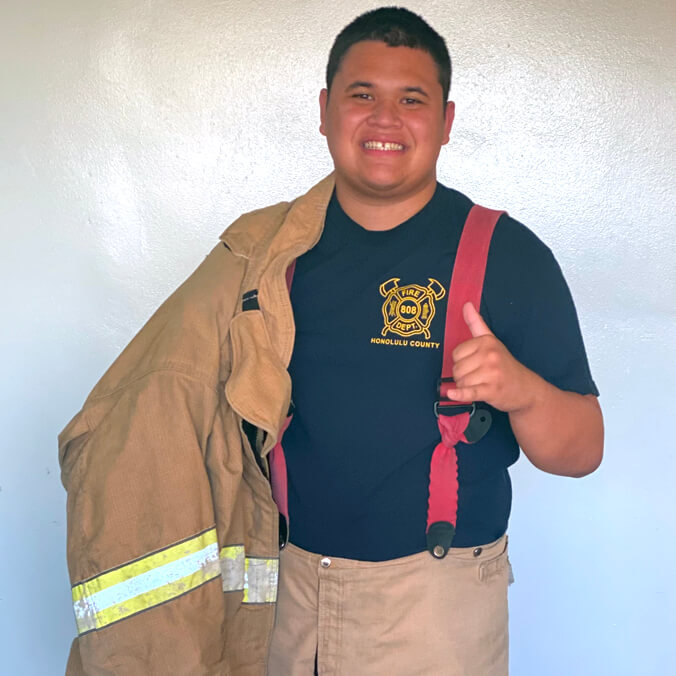 Native Hawaiian student pursues firefighter dream at Honolulu CC