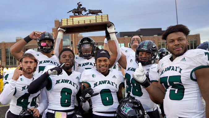 Hawaii rainbow warriors football deals