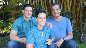Jon Osorio and his kids