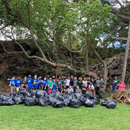 Students connect with community through heiau clean up