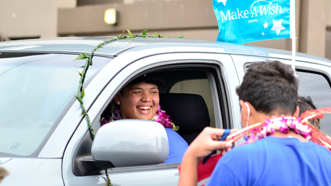 Kaikua in the truck