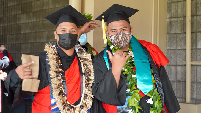 U H Hilo graduates