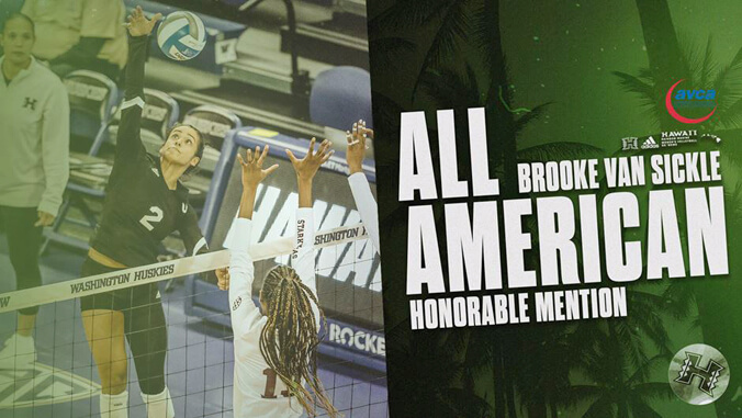Brooke Van Sickle A V C A banner
