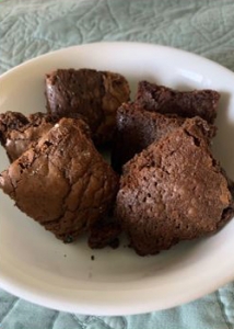 brownies in a bowl