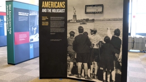 Americans and the Holocaust exhibit panel