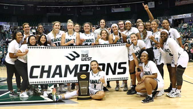 Wahine basketball clinch Big West regular-season championship, move to  playoffs