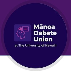 Mānoa debate union logo