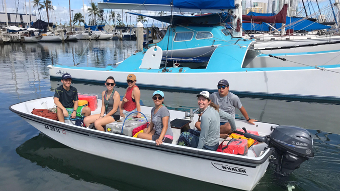 people in a boat