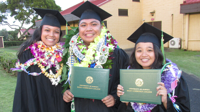 Kauai C C graduates