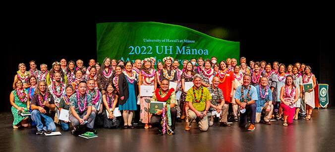 group photo of award winners