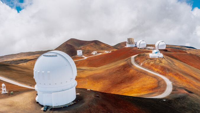 Observatories on Maunakea