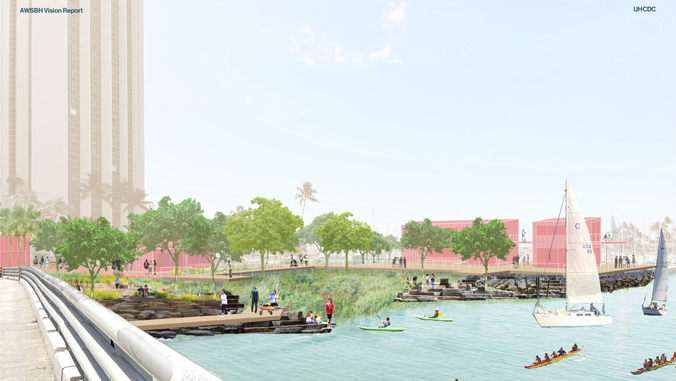 renderings of ala wai harbor design