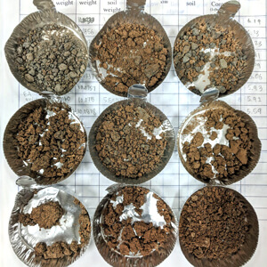 9 soil samples