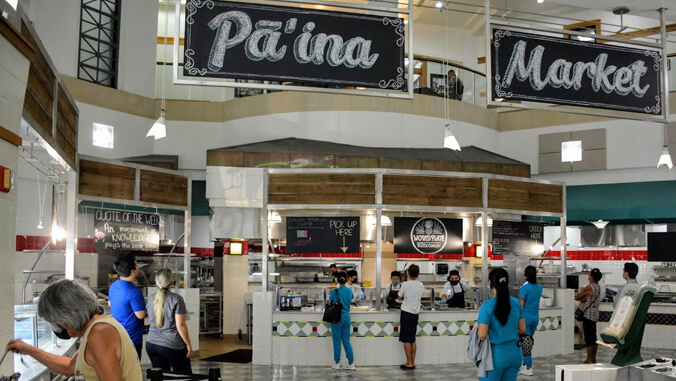 interior of Pāʻina Market