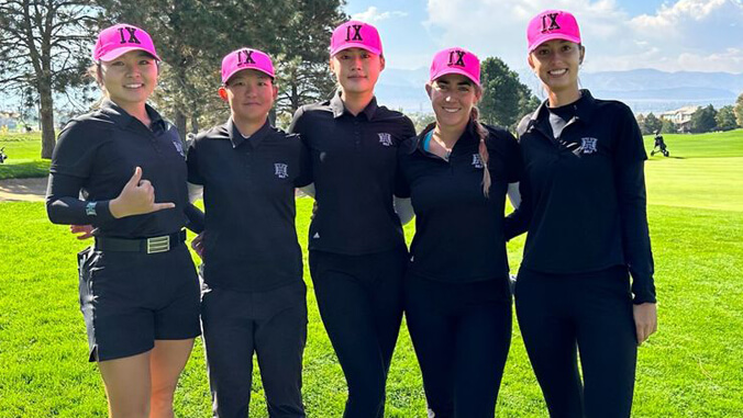 U H Manoa women golfers