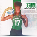 Alexander earns third Big West Freshman of the Week award