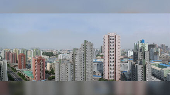 skyline with buildings