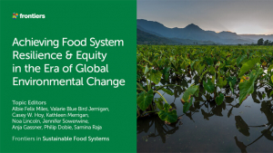Food system resilience graphic