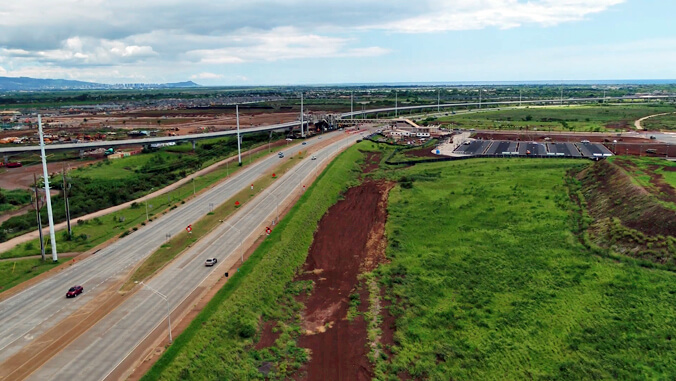 land near U H West Oahu