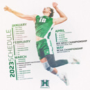 Rainbow Warriors 2023 volleyball schedule announced