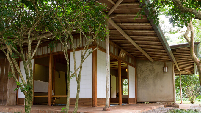 Tea ceremony house exterior