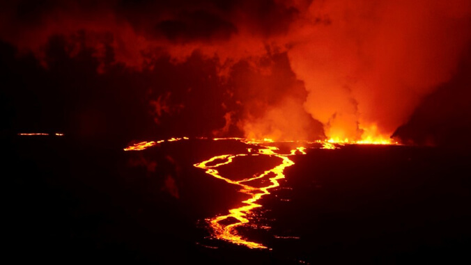 Maunaloa eruption
