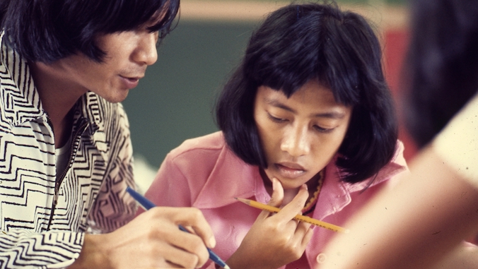 students studying in 1974