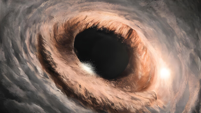 a supermassive black hole