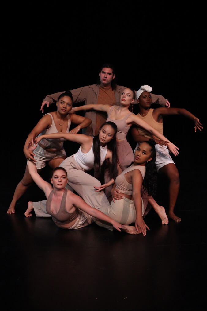 Group of dancers posing