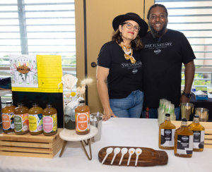 Vinegar products and Poni and Brandon Askew