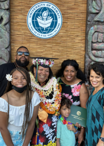 people smiling at graduation