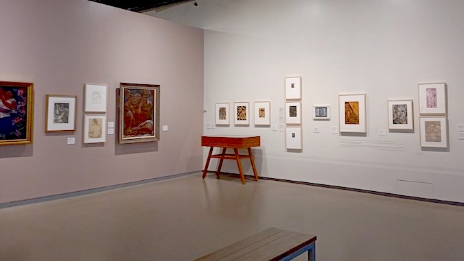 charlot art collection at exhibit