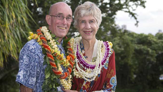 Randy Moore and Dr. Lynne Johnson