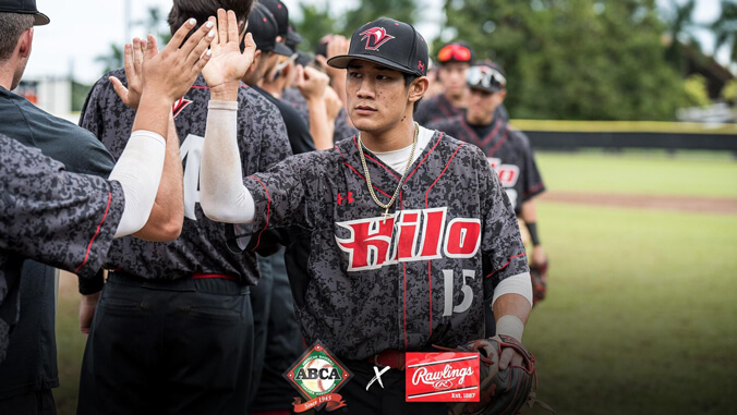 U H Hilo baseball player Casey Yamauchi 
