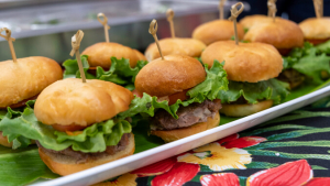 Sliders on a platter
